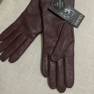 Fownes Brothers Cashmere-Lined Leather Gloves - new with tags size 6 1/2